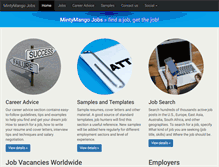 Tablet Screenshot of mintymango.com